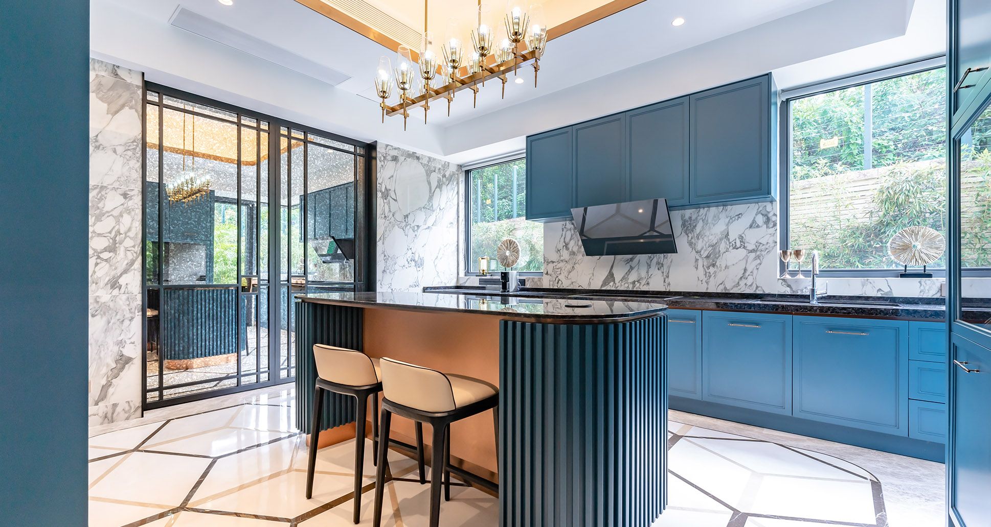 Royal Oaks interior design project Left horizontal image